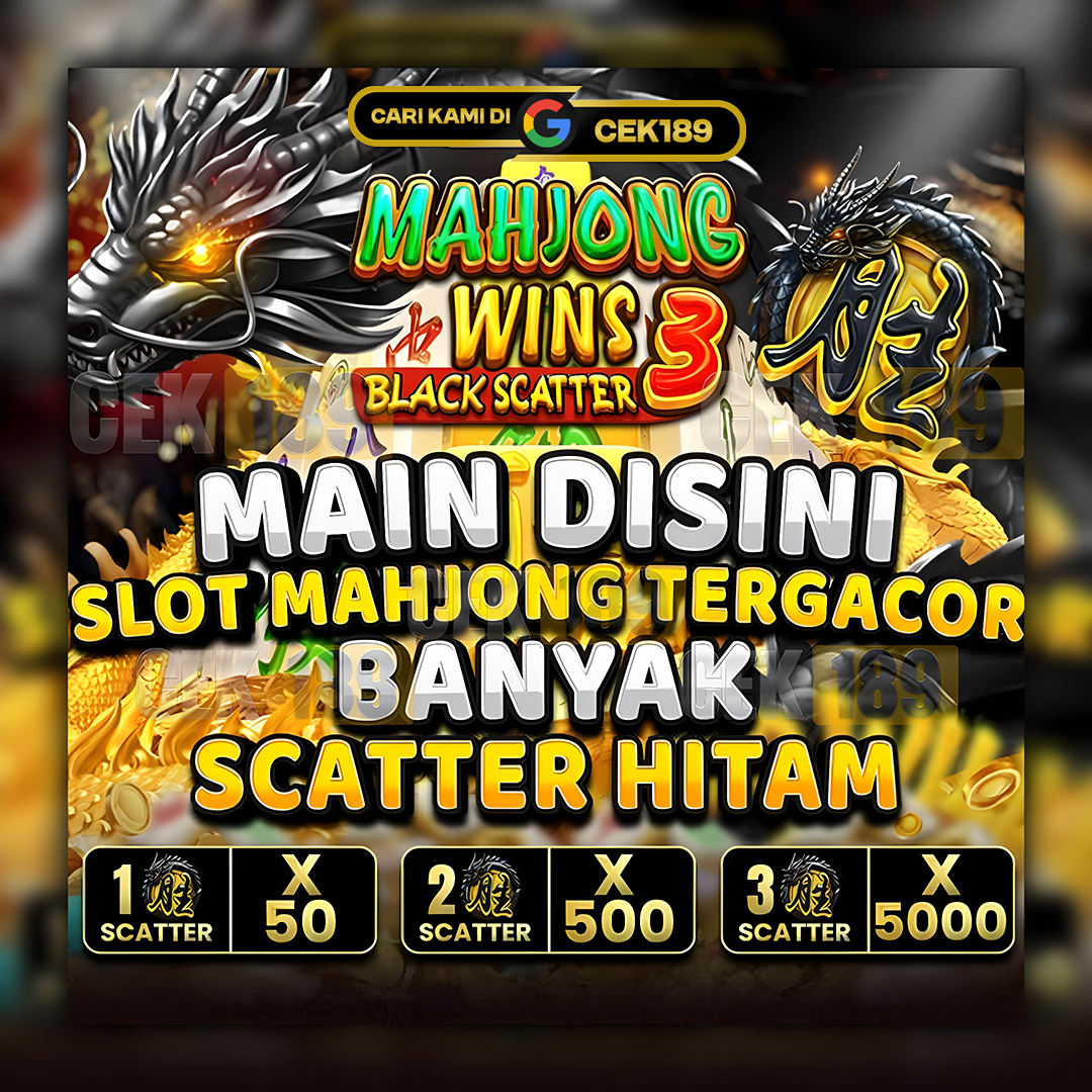 CEK189 LOGIN: Link Login Situs Slot Mahjong Ways Pecah Selayar Perkalian x10